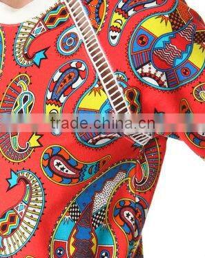 2013 fancy pattern span cotton blouse women