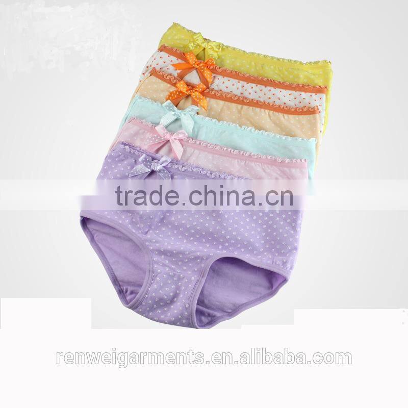 hot 95%cotton 5%spandex little transparent lovely teen girl underwear