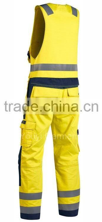 Sleeveless Flame Retardant Coverall With Reflective Tape