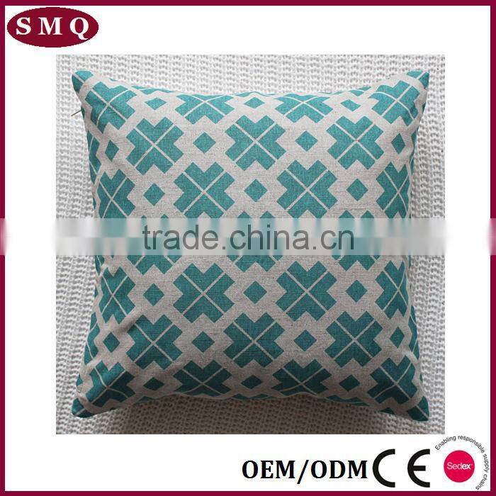geometric plain square linen pillow covers wholesale