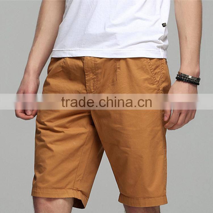 OEM hot sale summer new style men's plain casual short pants P-17