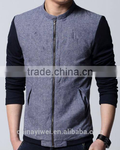 Cotton linen korean style slim fit jacket for man