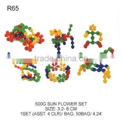 500 g Soft Rubber Educational Building Blocks Toys For Kids