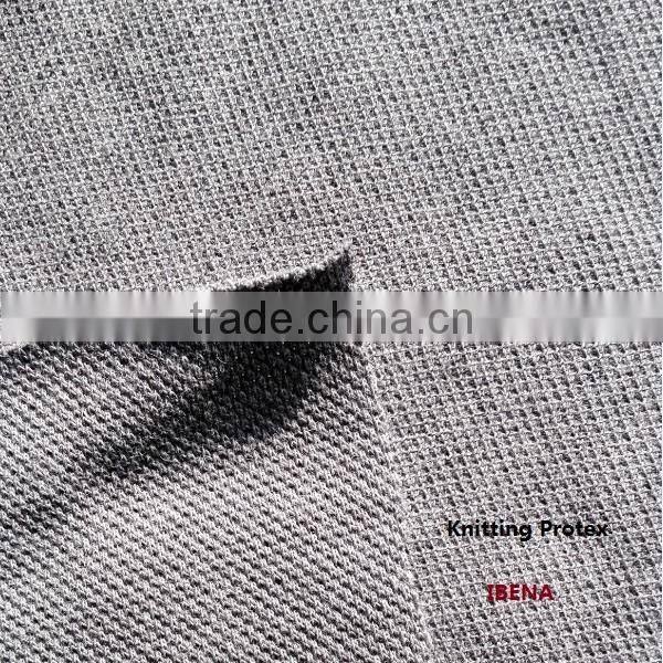 Modacrylic knit fabric