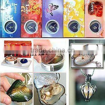 100pcs freshwater pearl gift wish pearl gift pendant necklace great christmas gift English/sea turtle