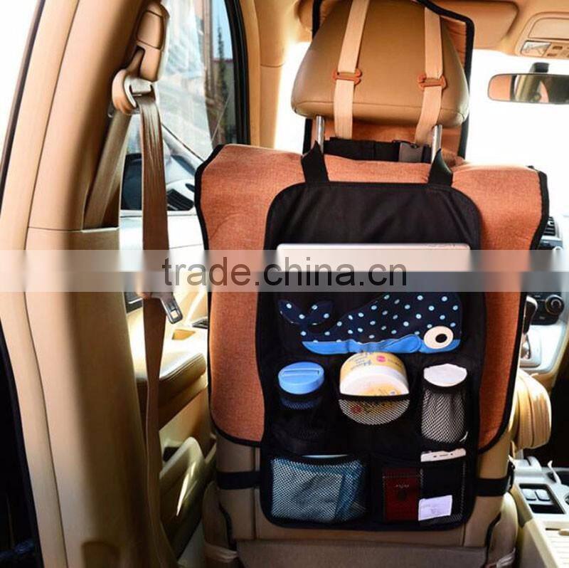 Premium Backseat Organizer for Kids Car Seat Protector car Kick Mat
