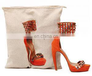 cheap shoe bags drawstring waterproof drawstring bag with woven label logo