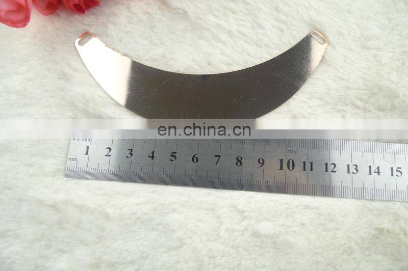 2015 hot selling plating color metal garment applique trim