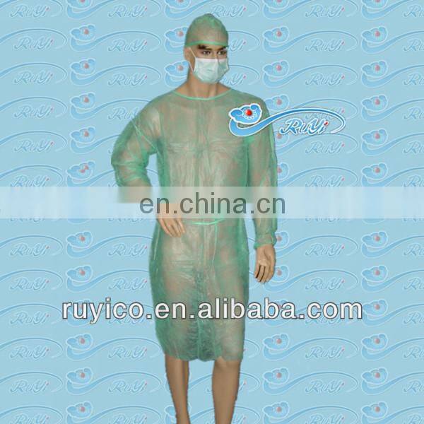 isolation gown,pp nonwoven isolation gown for hospital