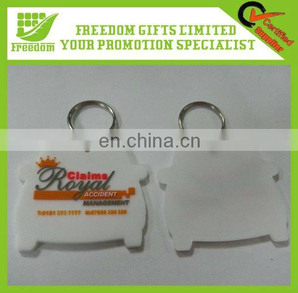 Promotional Plastic PVC Engraved Key Ring