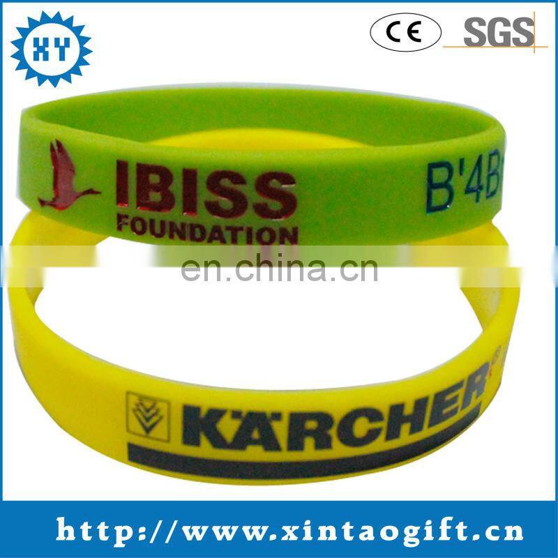 2017 New style wholesale silicone bracelet for souvenir