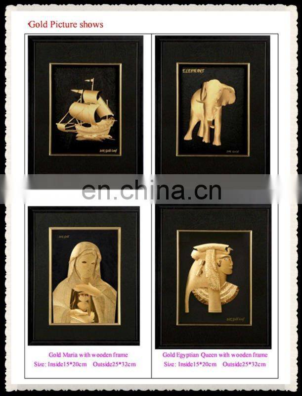 24k gold indian god frame