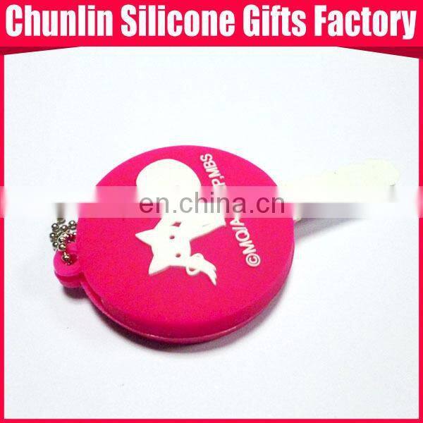 double-sided soft pvc keychain
