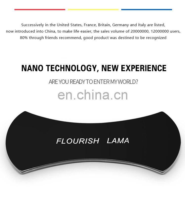 Cell phone Nano Rubber Pad, No Trace Multi-Function Mobile Phone Holder Car kit non slip silicone rubber pad