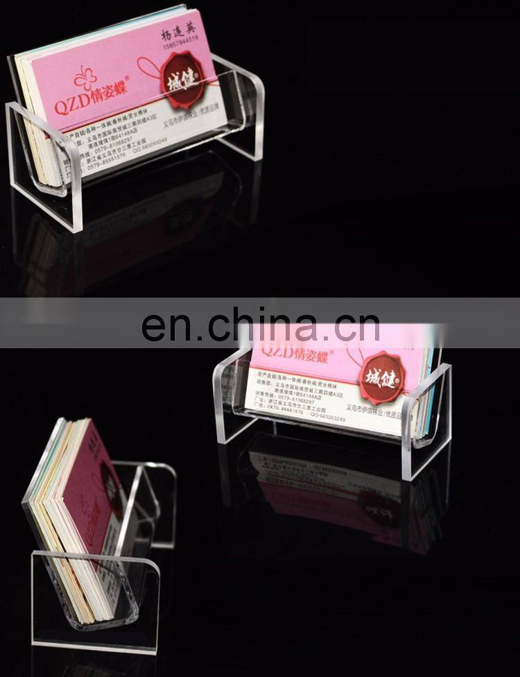 Factory Custom Top-grade Wholesale Desktop Acrylic Business Cards Display Sign holder