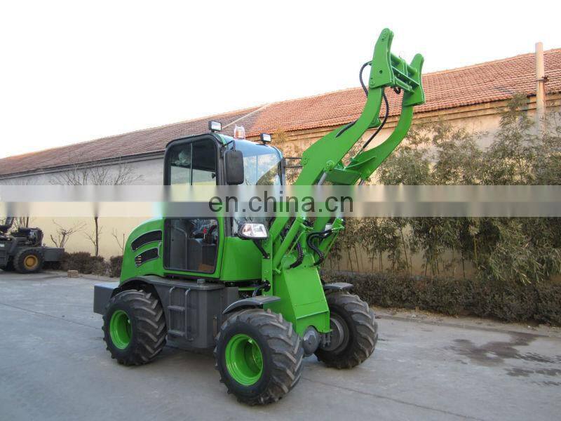 Latest 4WD mini garden loader ZL06Fwith quick coupler