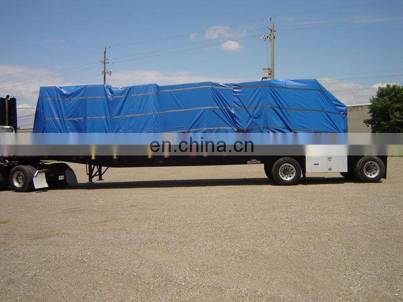 16x27 4ft Drop 18oz Vinyl Flatbed Tarps, pvc vinyl truck tarpaulin