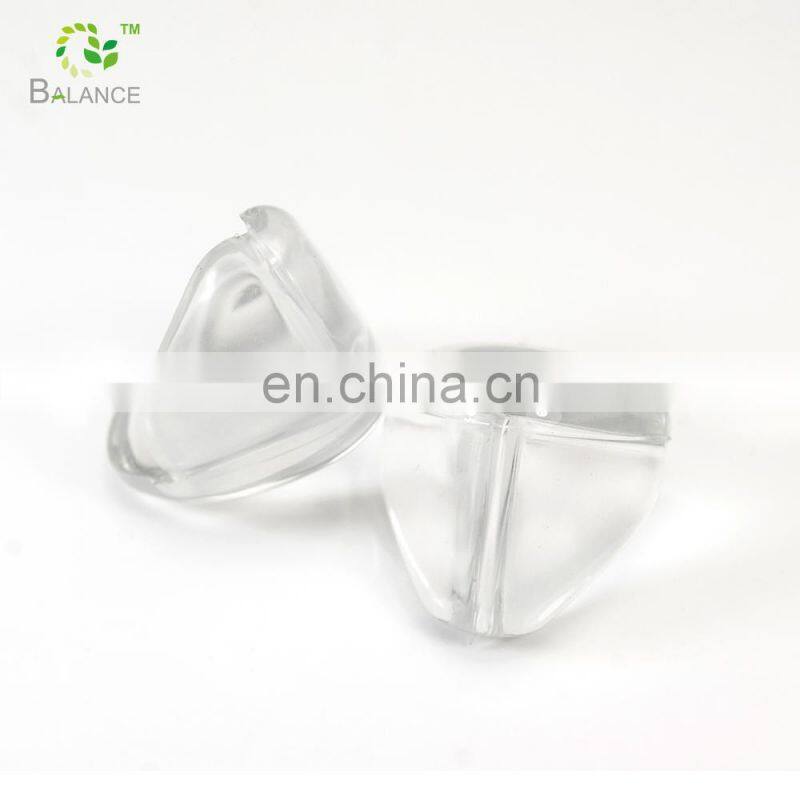 clear rubber table corner guard for baby caring corners protector for furniture pvc material