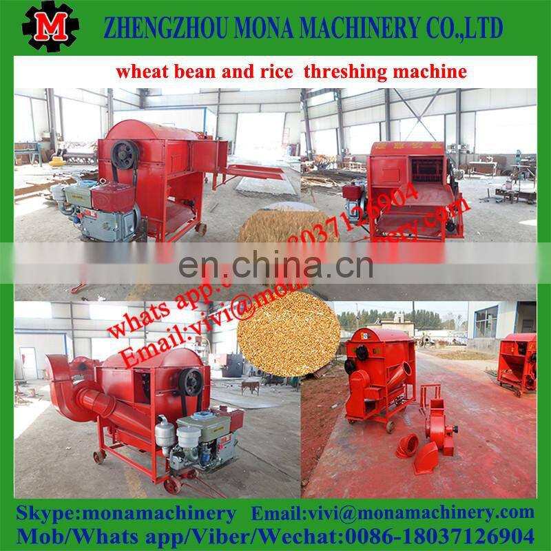 hot sale small multi function 1.5kw 2.2kw Agricultural Wheat Thresher for home use