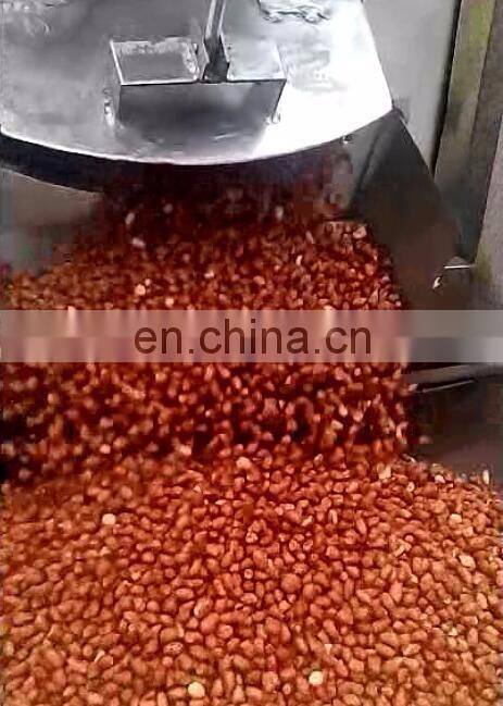 industrial electric peanut roaster gas heating nut groundnut roasting machine 200kg/h