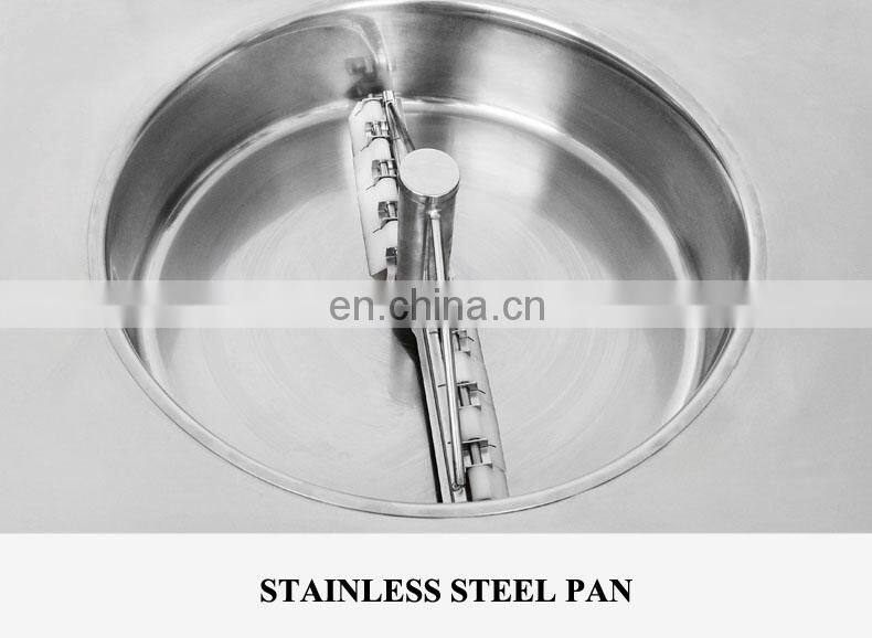 Industrial Flat Pan Roll Fry Ice Cream Making Fried Ice Cream Machine