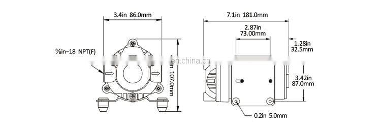 SEAFLO 12V 6.8LPM 120PSI Agriculture DC High Pressure Water Pump