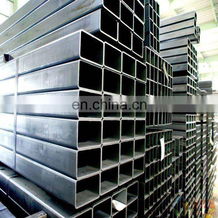 ERW mild structural welded black or HDG hot dipped galvanized square steel pipe with price