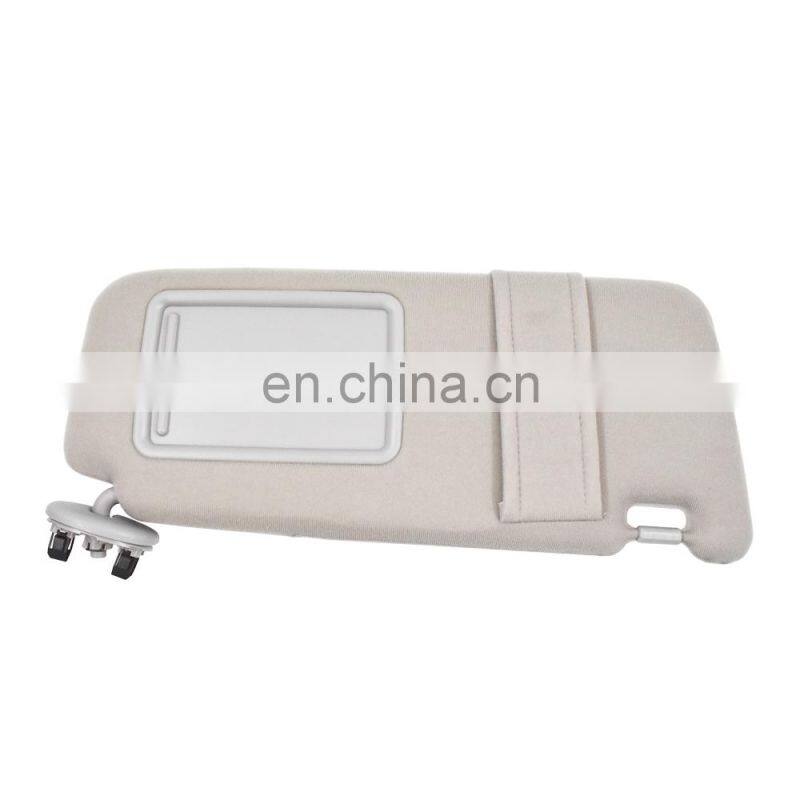 Right Passenger Sun Visor Sunshade for 2007-2011 Toyota Camry WithOut Sunroof
