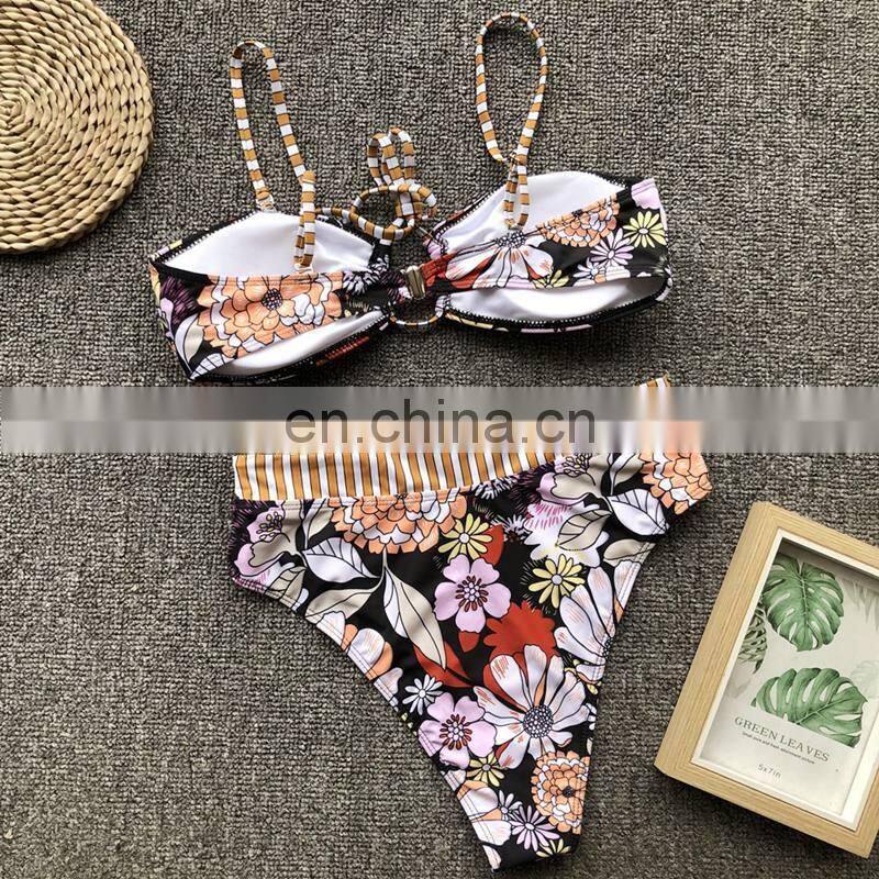 Bikini 2019 women split bikiniS speed selling sexy bandage print swimsuit swim suit swimwear women