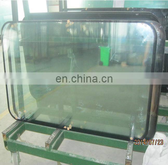 ROCKY brand 6mm silk screen printing rail vehicle glass