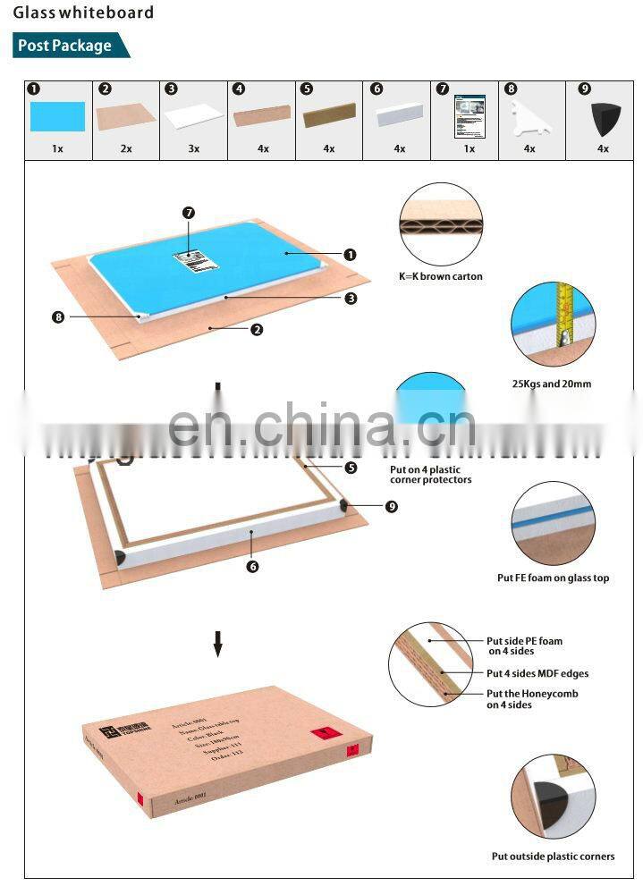 Magnetic Glass Board Tempered Glass