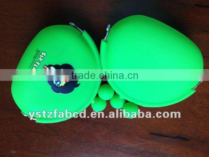 2016 Hottest sale Imprinting Silicone coin purse lady's wallet high quality coin purse from china