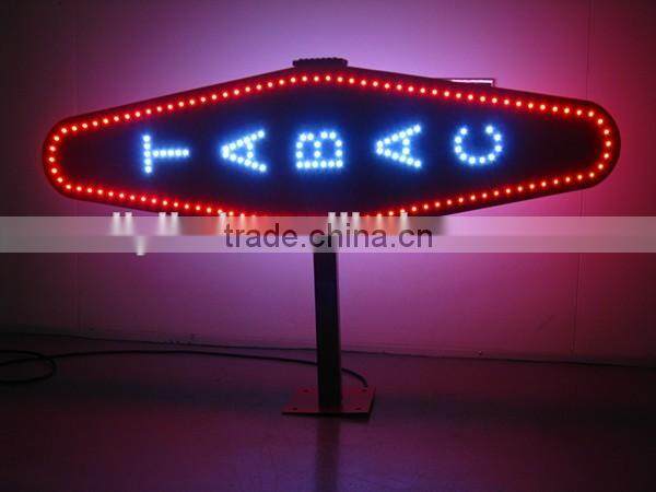 Infrared remote control LED tobacco sign 2 sides stainless steel LED tabac sign