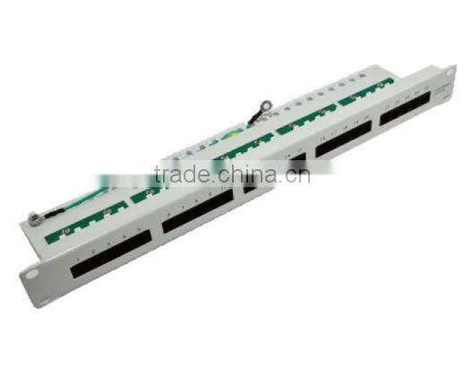 FTTH unshielded 25 port voice patch panel