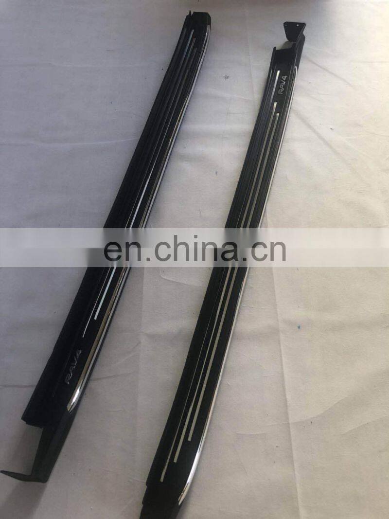Car accessories car body parts updated parts running board side bar side step for Rav4