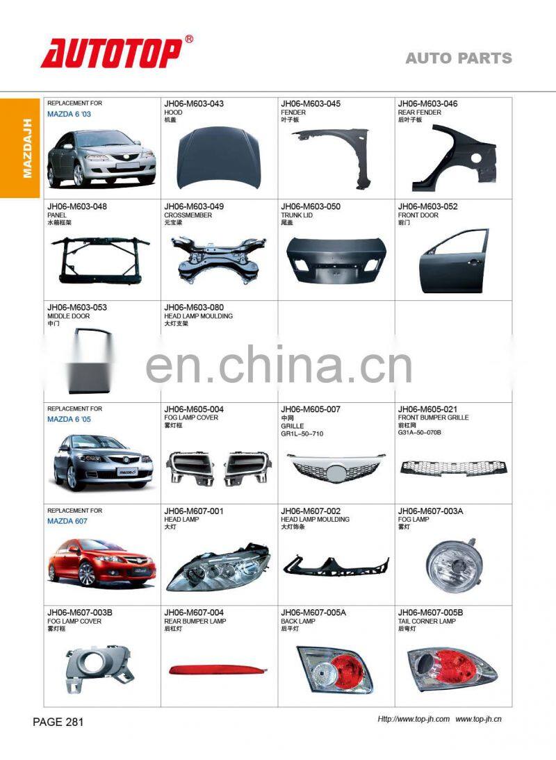 CARVAL/JH/AUTOTOP AUTO PARTS FOR MAZDA 607