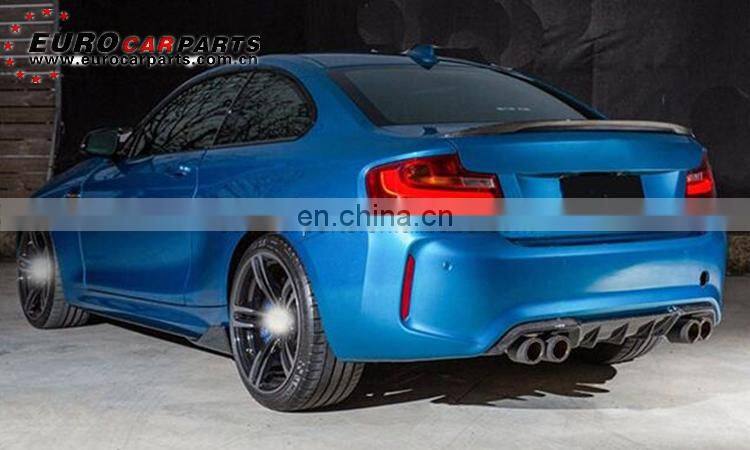F87 side winglets fit for M series 2015-2018 F87 M2 carbon fiber MP style side winglets for M2