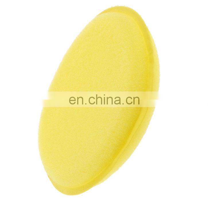 Soft Polish Car Sponge Wax Foam Sponge Pad Car Wash Sponge Yellow for Clean Car Vehicle Glasses