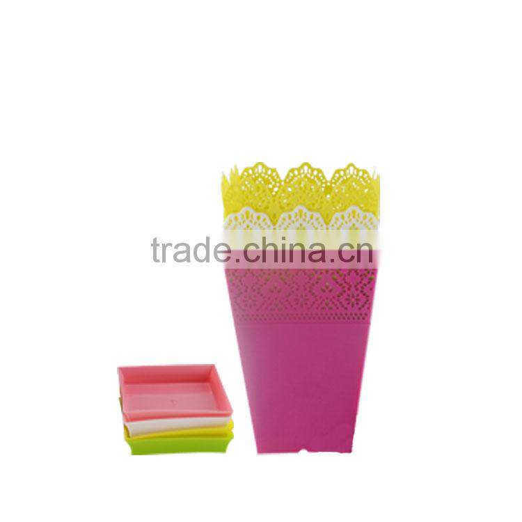 Colorful Mini Plastic Flower cup pot