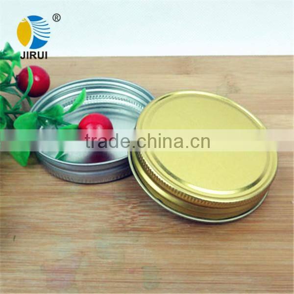 golden screw metal cap for piggy bank bottle