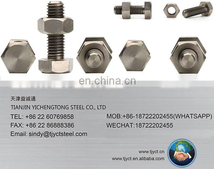M10X1.25 Stainless Steel Nut Bolt Grade 10.9 ASTM A193