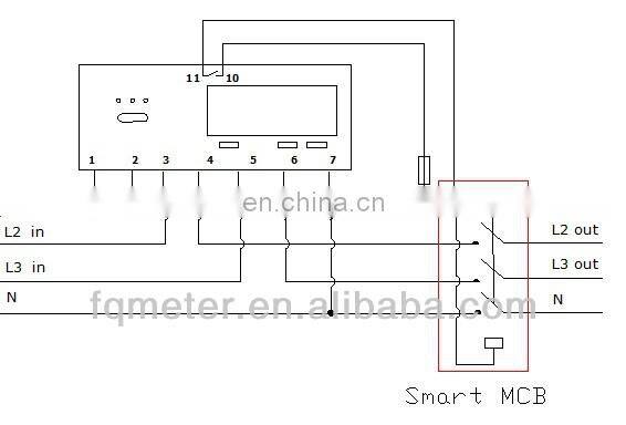 C63-80A 3 phase switch smart switch control remote