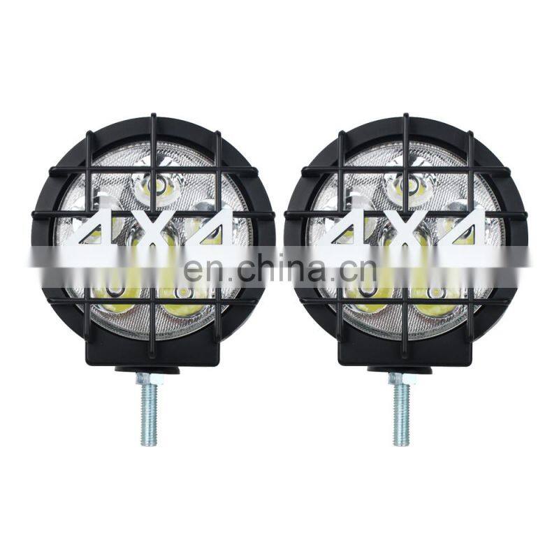 LED6430 Lantsun Led lighting 6.2 inch factory supplies Aluminum Alloy LED work light 10-30V 30W/1PC IP68 led lamp spot