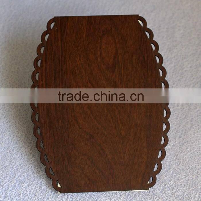 Classical Custom Wooden Laser Cut Wedding Invitation Card in Japanese