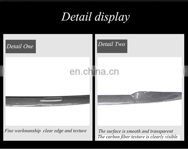 Runde G30 G38 P Style Auto Accessories Carbon Fiber Rear Spoiler Wing for 2018-2020 BMW 5 Series G30 G38 Spoiler