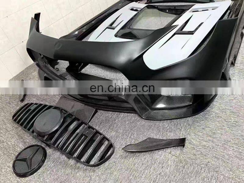Runde For 14-19 Mercedes-Benz AMG GT GTC GTS IMP Style Body Kit Front Bumper Rear Bumper Front Lip Rear Lip Hood Side Skirt