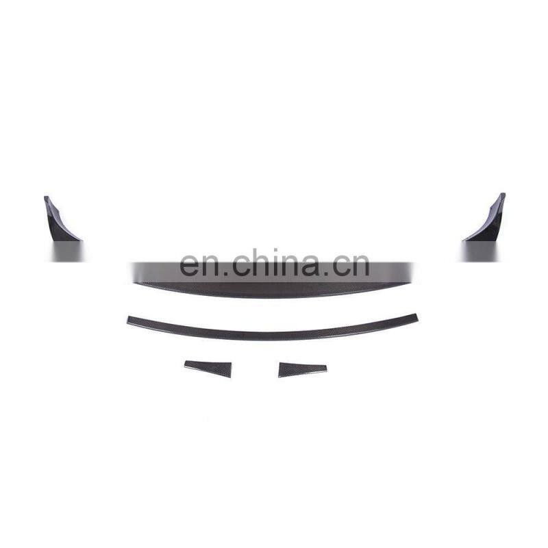 Runde Top Quality Front Shovel For 17-19 Tesla Model 3 Carbon Fiber Front Lip Spoiler