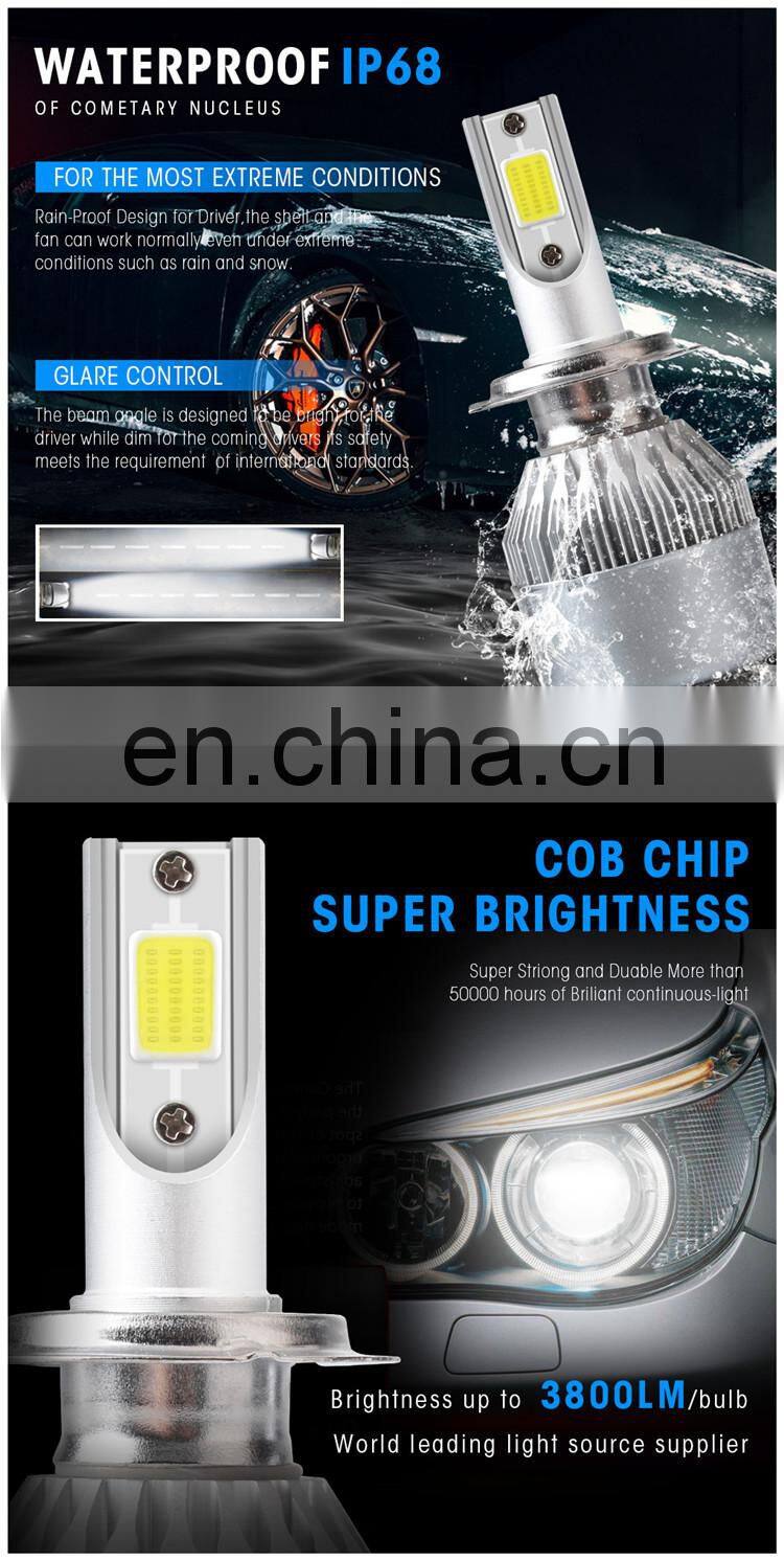 Factory Wholesale C6 Led 880 Car Light Bulbs 6000K 36W Led Bulbslight Bulbs C6 H11 H1 H4 H7 Headlight