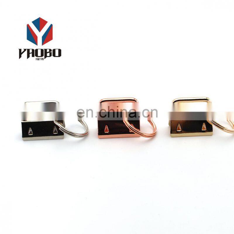 Quality Assuredc Decorative custom Metal Key Fob Hardware Tail Clip With Keyring
