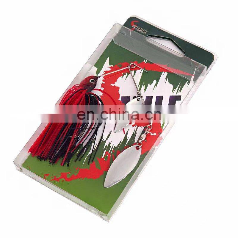 Byloo Lures Rubber Skirt Jig Fishing Lures Buzz Baits Spinner Bait With Skirt Rubber Fishing Jig Flies